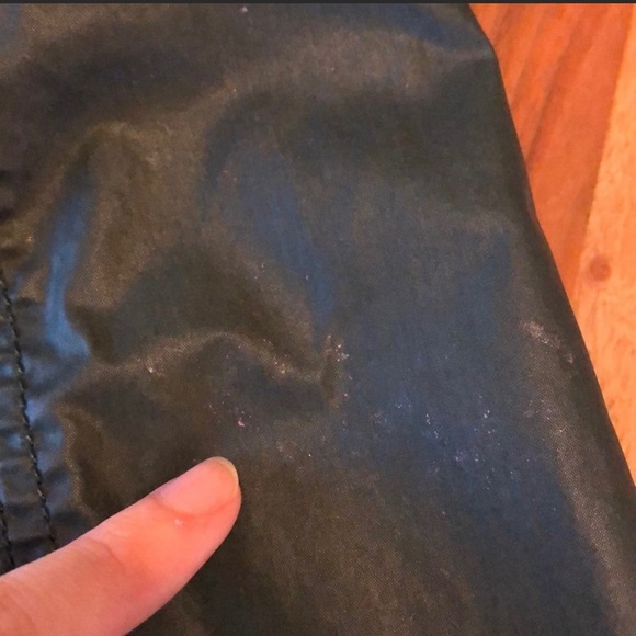 J. Crew army green rain jacket - Picture 7 of 8